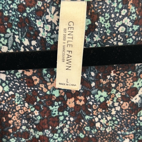 Gentle Fawn Renata Floral Dress Green Purple - Picture 6 of 10